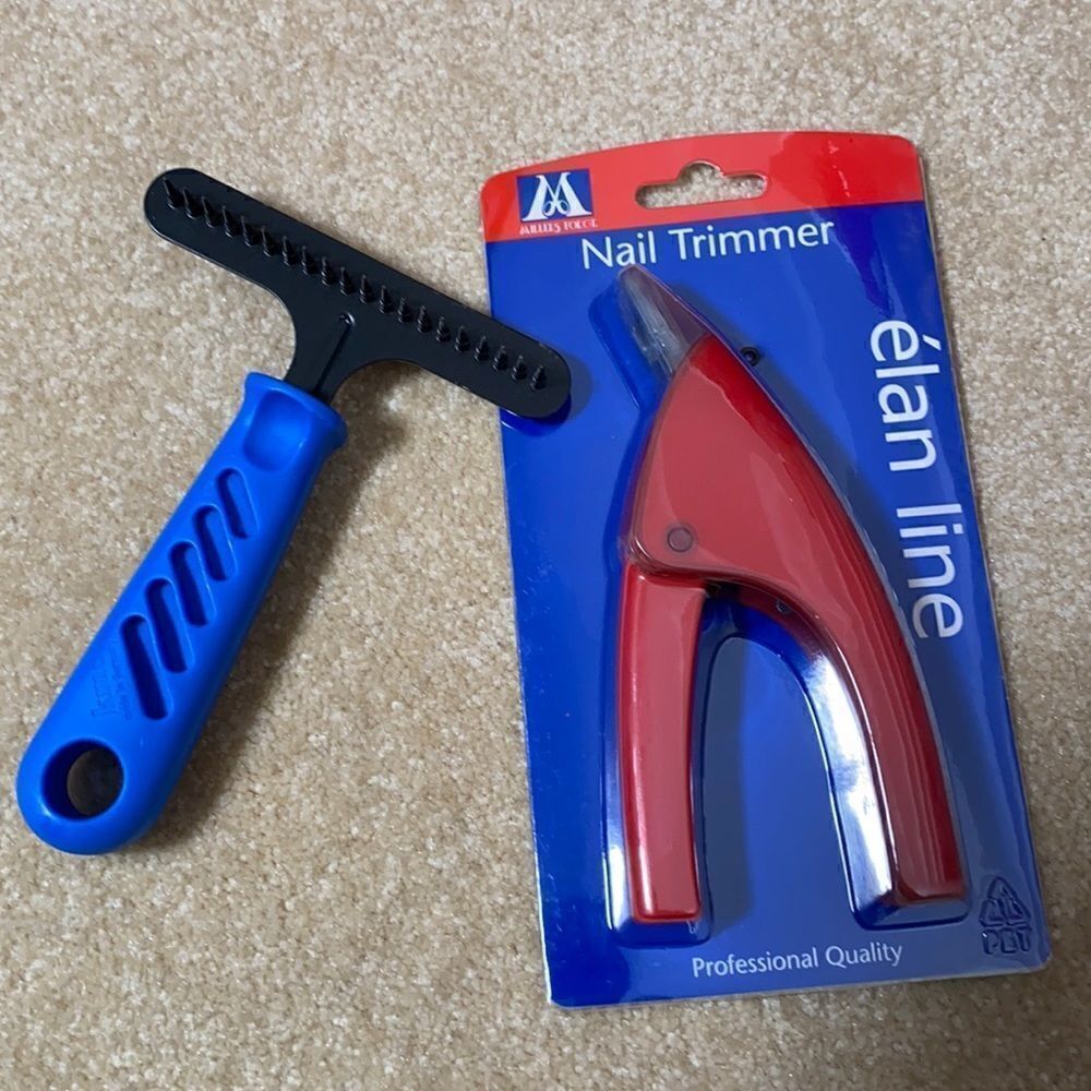 Nail Trimmer Clippers & Grooming Rake
